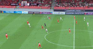 带球横传, 海港做后场, 停球凌空射 带球横传, 海港做后场, 停球凌空射